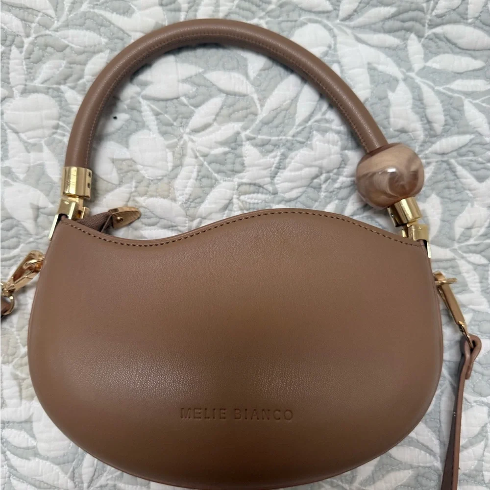 Melie Bianco Tan Shoulder Bag - Picture 3 of 4